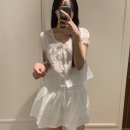 [Leplein] 르플레인 로지 블라우스 Rozy Blouse 후기 (+핑크 모헤어 가디건 코디)