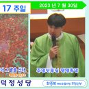 연중 제17주일_2023.07.30_(일)_집전.최중복 베드로줄리앙 주임신부님_신부님 영명축일 축하식 이미지