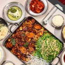 철판위에 닭갈비 이미지