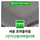 세종환경정비 | 세종 탄성코트 호려울마을3단지신동아파밀리에 베란다 작업 후기