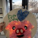 스트링 조명아트 공예 이미지
