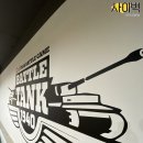 경주 스테이지 7 배틀 탱크 스텐실 인테리어 벽화, 정확한 포인트를 살린 시공후기!!