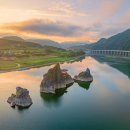 도담삼봉 이미지