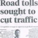 2월15일 리차드 영어 Road tolls sought to cut traffics 이미지