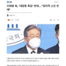 이재명 측, '대장동 특검' 반대…"정치적 소모 안돼" 이미지