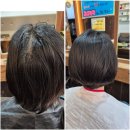 연산동 경보 이리스힐 오피스텔 | (#부산연산동미용실) #수아헤어부산 /새치염색으로...진 모발 (뿌리볼륨 리프팅펌+뒷가마교정펌) 시술후기