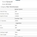 Olympus BF-3C40 Thin Bronchoscope 이미지