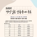 2025년 경상일보 신춘문예 공모 이미지