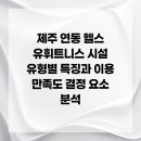 신대휘트니스 | 제주 연동 헬스 유휘트니스 시설 유형별 특징과 이용 만족도 결정 요소 분석