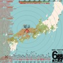 일본 돗토리현 규모 6.6 강진발생 , 지진분석(아사히신문) 이미지