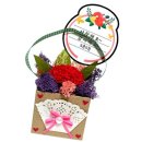 스칸디아모스 카네이션 바구니 만들기 이미지