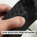 자전거 타이어 바람 간단하게 손으로 적정 공기압 측정해서 넣기 이미지