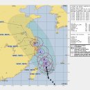 제12호 태풍 무이파(MUIFA), 제14호 태풍 난마돌(NANMADOL) 예상이동 경로 (2022년 9월 13일 09시 현재) 이미지