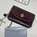 한슬롯 | 러브참 브리에 월렛백, 지퍼카드 슬롯 비교 리뷰 (쭈언니 콜라보) 버건디, 라이트블루 색상 실물 후기