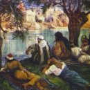 강가에서 이미지