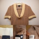 여성 팬디 반팔 니트 원피스 이미지
