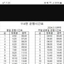 2014년 114번 노선표 이미지