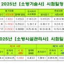 2025년 소방기술사/소방시설관리사 시험 일정 이미지