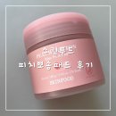 뽀송 | [내돈내산]&#34;스킨푸드 피치뽀송 징크피씨에이 복숭아 패드&#34;후기