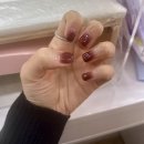 두루네 | 가을느낌 버건디&amp;갈색 시럽네일 잘하는 두루네일 내돈내산 후기, 주엽역 시럽네일 추천