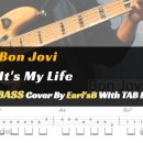 Bon Jovi_It&#39;s my life_Bass Cover Solution No.208 with TAB (본 조비_잇츠 마이 라이프 베 이미지