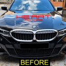 BMW 전기형 G20 순정 그릴 -＞ 블랙 유광 그릴 시공 올블랙의 멋!!! 이미지