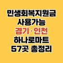 옹진농업협동조합 연평지점 | 민생회복 지원금 하나로마트 사용처 경기·인천 57곳 (지역별 표 정리)