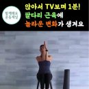 TV보며 1분 운동! 약해진 팔다리 근육에 놀라운 변화가 생깁니다. [팔뚝살 빼는 운동, 혈액순환 운동, 종아리 운동, 카프 이미지