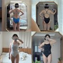 안다르 아쿠아닉 원피스 실내수영복 블랙레이M & 코랄 스타피쉬 실리콘 수모 후기