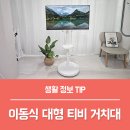 삼탠바이미 카멜마운트 이동식 티비 거치대 TV 스탠드 사용 후기