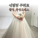 에델린 꾸뛰르 촬영드레스 촬영가봉 풍성드레스 2벌