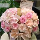 [결혼기념일 꽃바구니]강서구 꽃배달 배송사진/핑크색꽃예쁘게 만드는꽃집 이미지