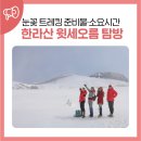 대송공원(CCTV폴) | 한라산 윗세오름 탐방 눈꽃 트레킹 준비물 소요시간