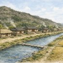 운산 아래 구름 이미지