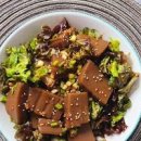 도토리묵무침 만드는법 도토리묵야채무침 양념장 만들기 간장 양념 레시피 이미지