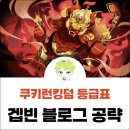 쿠키런킹덤 등급표 쿠키순위 티어표 10월 쿠폰 정리