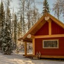 통나무집 이미지