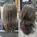 경춘로1256번길1R | 평내 미용실 루아헤어 레이어드컷 레이어드S컬펌 후기