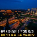 🇨🇳 중국 시안(西安) 자유여행 1일차 ㅣ✈️ 대한한공·회족거리·종루·고루·로우지아모]