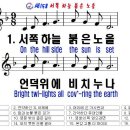 새158(한영)- 서쪽 하늘 붉은 노을 이미지