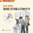 [당신의 한 표, 우리의 미래를 결정합니다.] 제9회 전국동시지방선거 안내 이미지