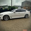 교정카정비 | BMW G30 5시리즈 루브로스 G스펙 엔진오일 및 브리지스톤 RE005 20인치 타이어 교체 오산 맥스타이어