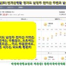 6월 9일[토] 산행할 경기 남양주 천마산 주변의 날씨예보 이미지