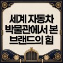 새생명특허법률사무소 | 창원 변리사 | 세계 자동차 박물관에서 본 브랜드의 힘