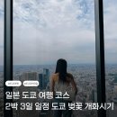 마크강택스 | 도쿄 자유여행 코스 2박 3일 일정 날씨 일본 벚꽃 개화시기