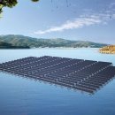 바다 태양광발전소 이미지