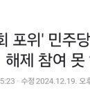 나경원 뭐라는거임 계엄해제 참여못한게 국민탓이래 이미지