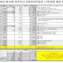 2026년도 제15회 여수리그 운영예산 확정 안내입니다. 이미지