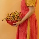 일상 속 생활 꽃꽂이 이미지