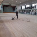 신진과학기술고등학교 | [코리안샌더스] 체육관마루샌딩작업 (서울 신진과학기술고등학교)